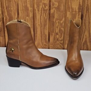 Thursday Boot Co Country Star Sedona Brown Womens Sz 9.5 Western Leather Boots